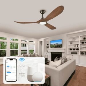 52" Outdoor Smart Ceiling Fan with Light – Brand New in Box